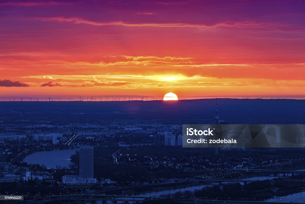 Wien bei Sonnenaufgang - Lizenzfrei Wien - Österreich Stock-Foto
