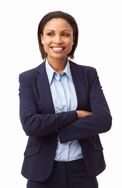 istock Happy Female Executive Looking Away - Isolated 174945271