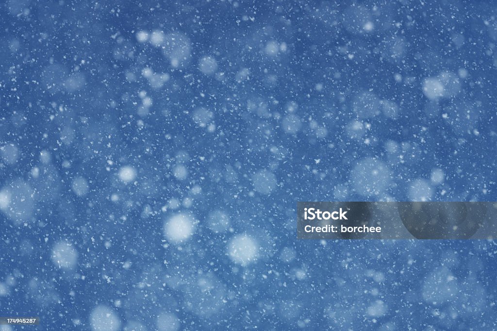 Fundo de neve - Foto de stock de Azul royalty-free