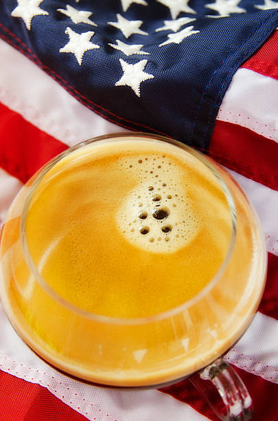 istock Espresso with Stars & stripes 174945767