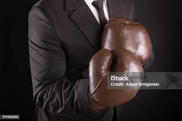 Businessman With Boxing Gloves Stock Photo - Download Image Now - Adult, Adults Only, Aggression