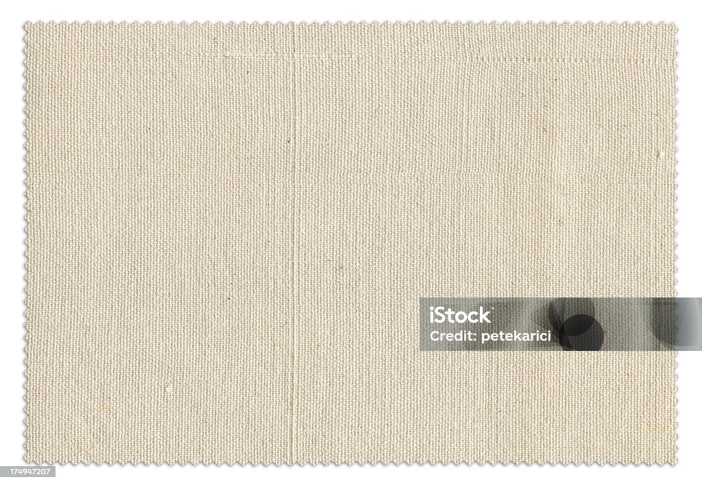 Blanco muestrario de tejidos (Clipping Path (Borde de corte)) - Foto de stock de Lino - Textil libre de derechos