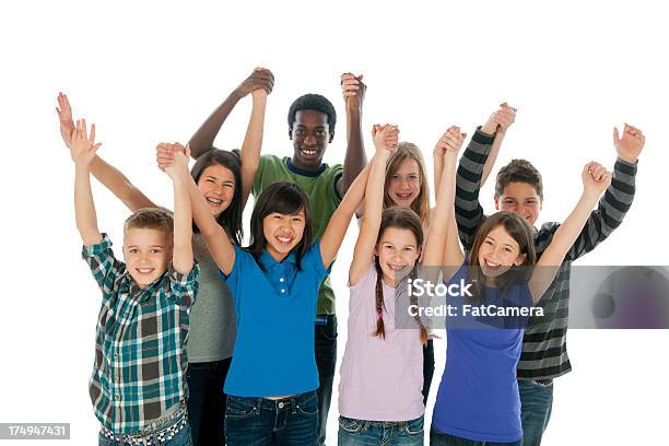 Tweens Stock Photo - Download Image Now - 10-11 Years, 14-15 Years, Cut Out