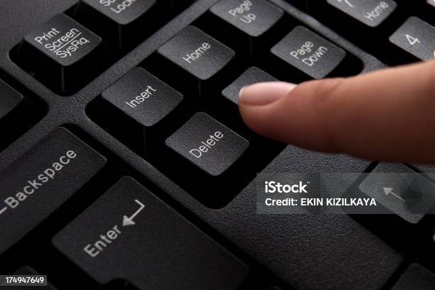 Delete Stock Photo - Download Image Now - Enter Key, Black Color, Business
