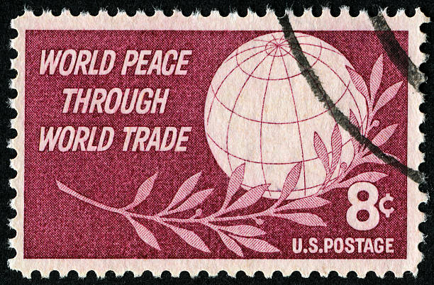 istock World Peace Through Trade Stamp 174948165
