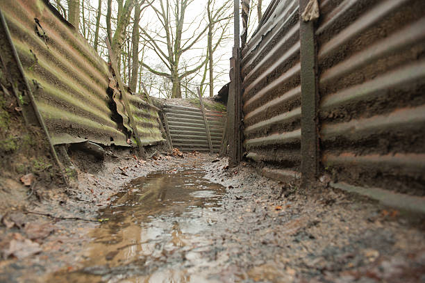 WW1 Trenches, Sanctuary Wood, Ypres, Belgium