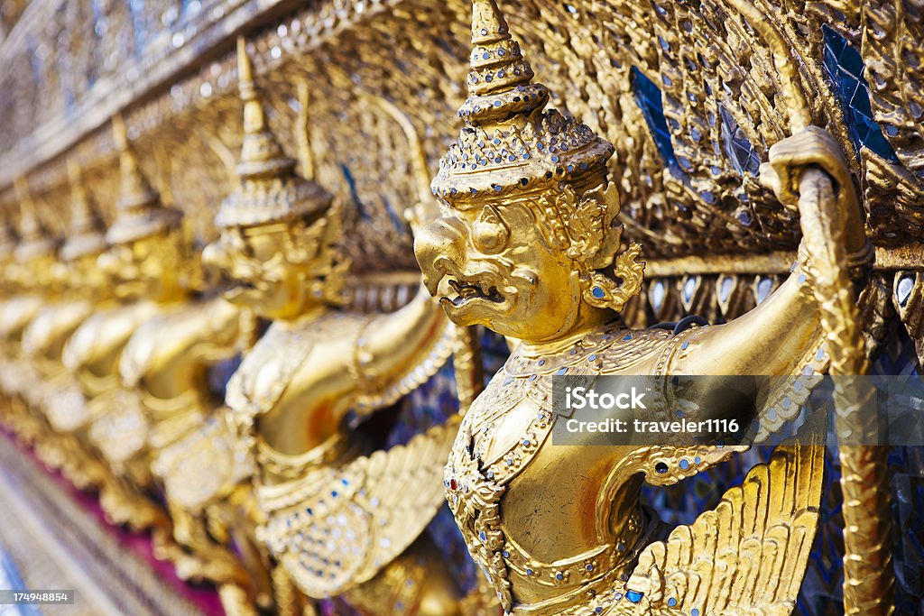 Golden Garudas de Bangcoc, Tailândia - Foto de stock de Bangkok royalty-free