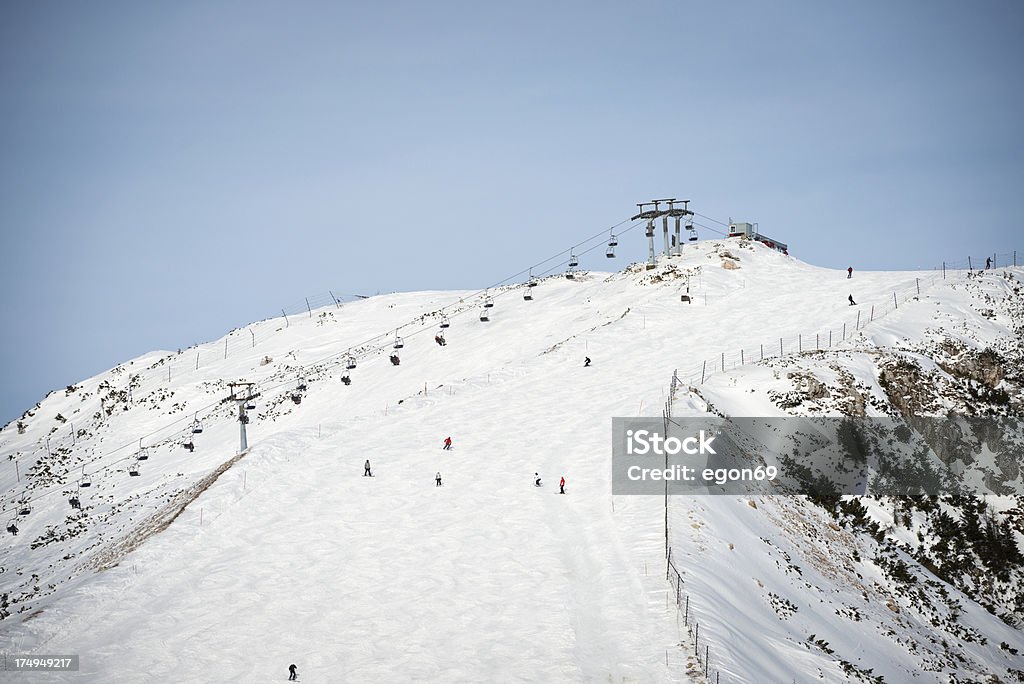 Ski Resort "Ski resort on Krvavec,Slovenija;Europe" Beauty In Nature Stock Photo