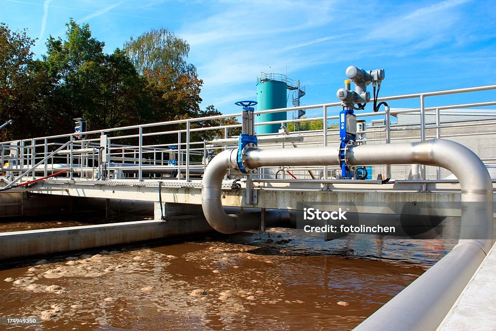 Abwasser-Behandlung - Lizenzfrei Abwasser Stock-Foto