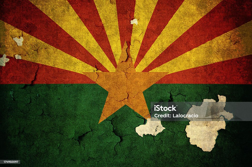 Bandera de Arizona - Foto de stock de Bandera libre de derechos