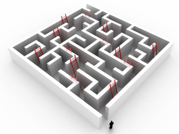 istock Ladders in the Maze 174950154