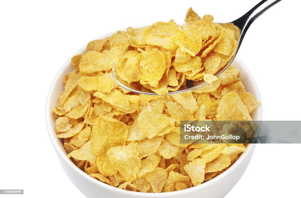 Corn Flakes (Copos de maíz) - Foto de stock de Alimento libre de derechos