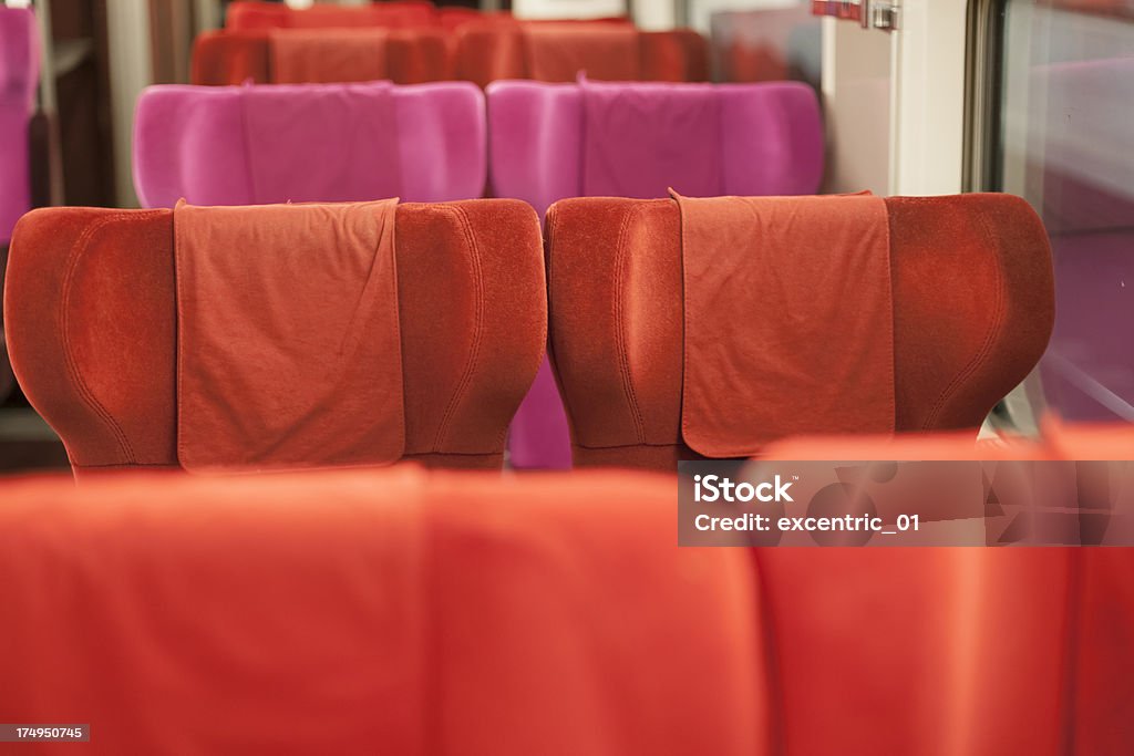 Внутри Французский скоростной поезд - Стоковые фото Без людей роялти-фри
