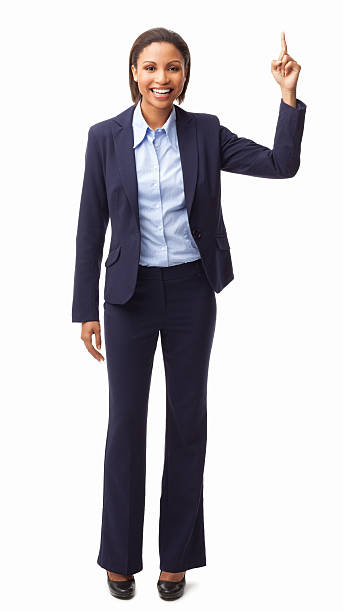 istock Enthusiastic Female Executive With a Creative Idea - Isolated 174951040