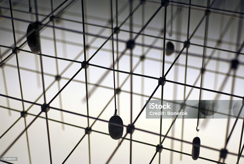 Abstract background 3D space of wire. Abstract Stock Photo