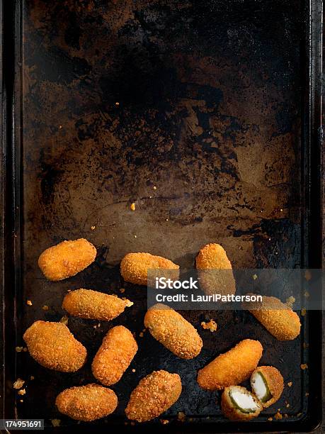 Jalapeno Poppers Stock Photo - Download Image Now - High Angle View, American Culture, Baking Sheet