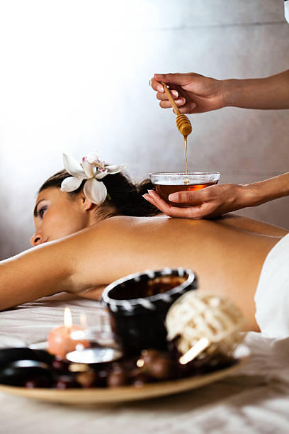 istock Beauty treatment - Honey massage 174951716