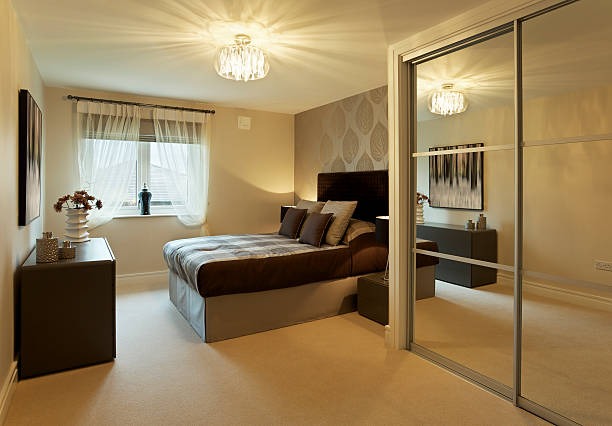 istock mirrored wardrobes and bedroom 174951717