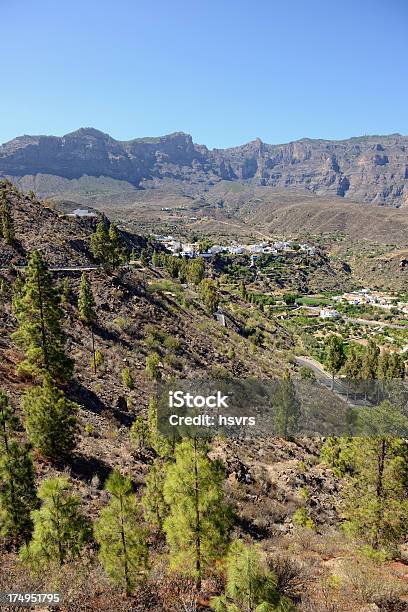 Old Volcano Caldera At San Bartolome De Tirajana Stock Photo - Download Image Now - Agriculture, Caldera, Canary Islands