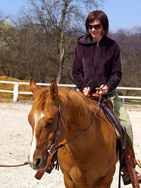 istock Lady and horse 174952517