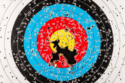 Archery target used