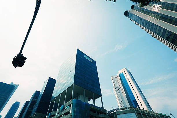 Corporate offices in financial district of Singapore
