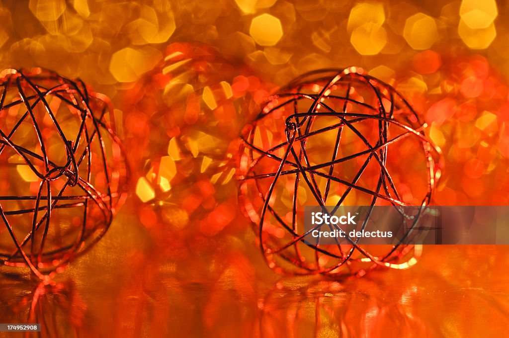 Christmas decoration on a blurred lights background Christmas decoration on a blurred lights background. Christmas Stock Photo