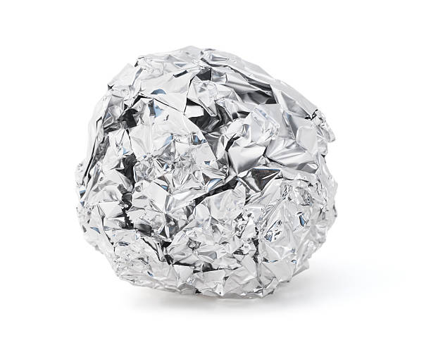 Boule de papier d'aluminium - Photo