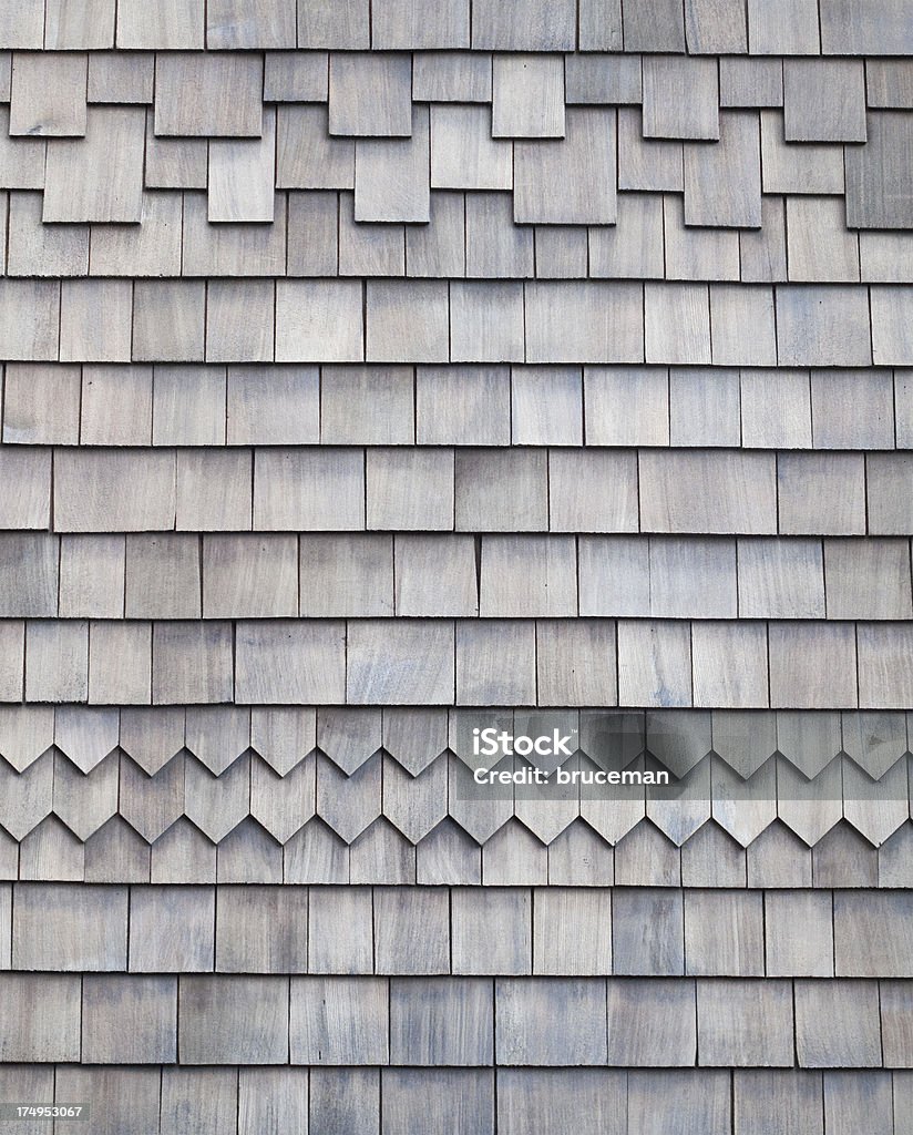 Cedar Shingle mur - Photo de Bricolage libre de droits