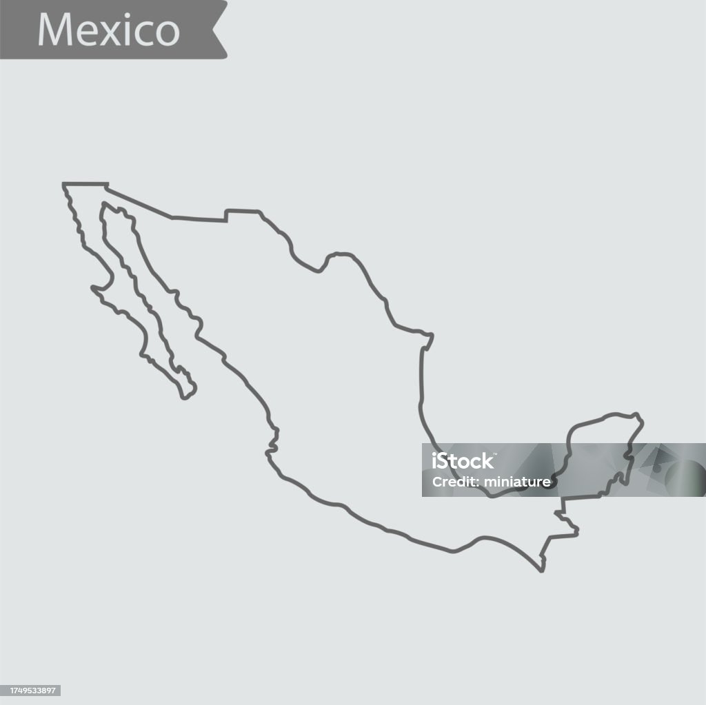 Mexico Abstract Map Mexico Map Stock Illustration - Download Image Now - Abstract, Art ...