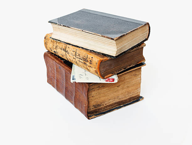 istock Old books and vintage letters. 174953666