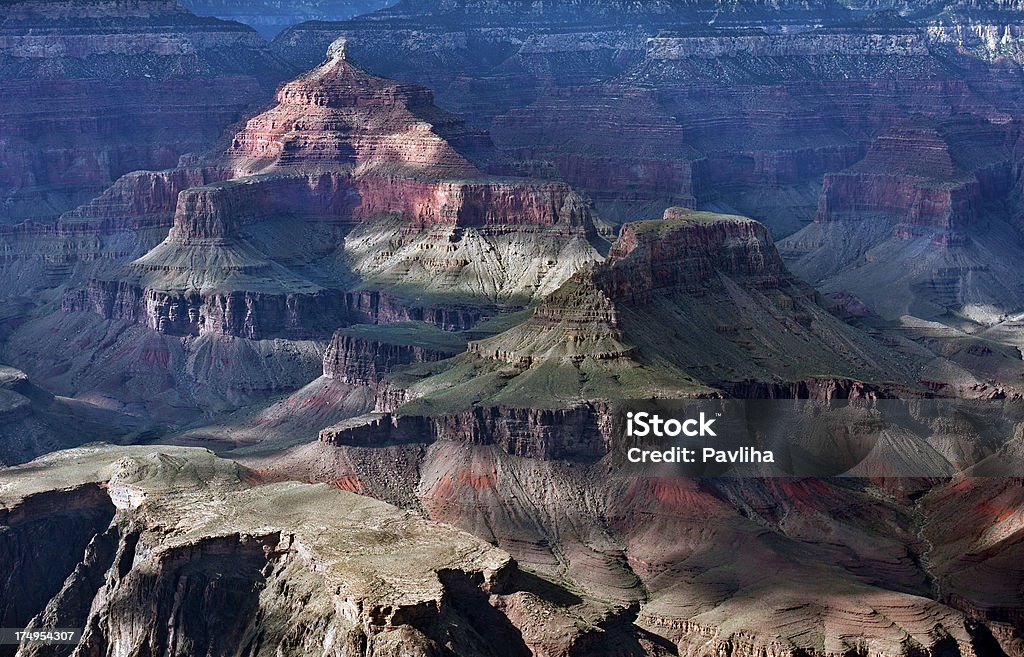 Grand Canyon w Zmierzch z Mather Point Arizona, USA - Zbiór zdjęć royalty-free (Ameryka)
