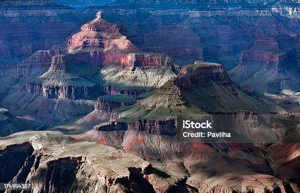 Grand Canyon W Zmierzch Z Mather Point Arizona Usa - zdjęcia stockowe i więcej obrazów Ameryka