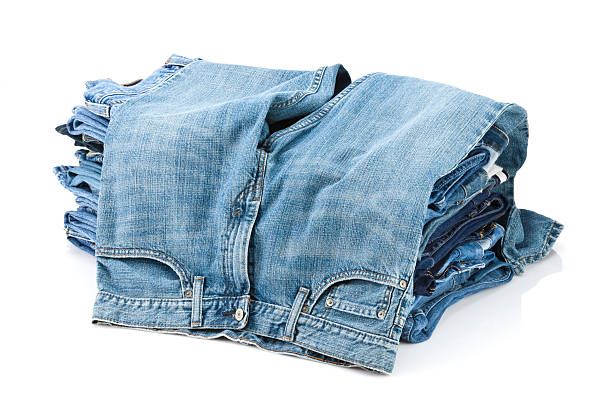 istock Pile of Blue Jeans 174954314