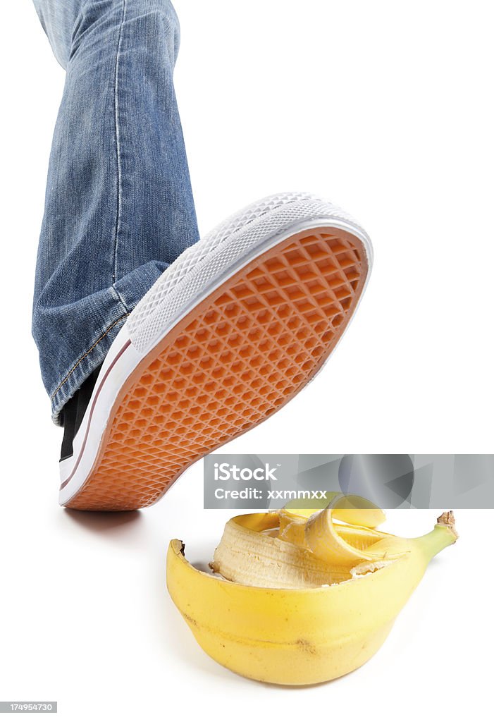 Grande passo e armação - Royalty-free Banana - Fruto tropical Foto de stock