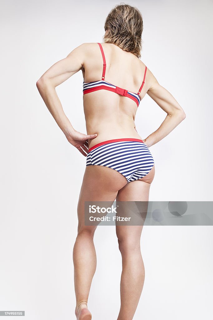 Portrait of a athletic woman Studio shot of a athletic womanaA| 30-39 Years Stock Photo