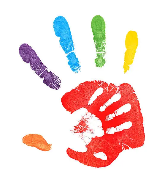Photo of Colorful handprints