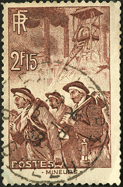 istock old fashioned French miners and tools 174955928