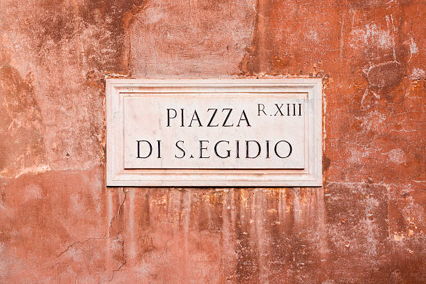 istock S. Square Egidio in Trastevere, Rome Italy 174956031