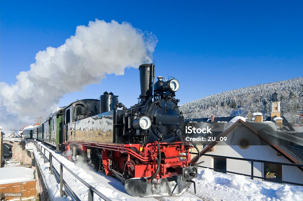 Nostalgische Zug - Lizenzfrei Eisenbahn Stock-Foto