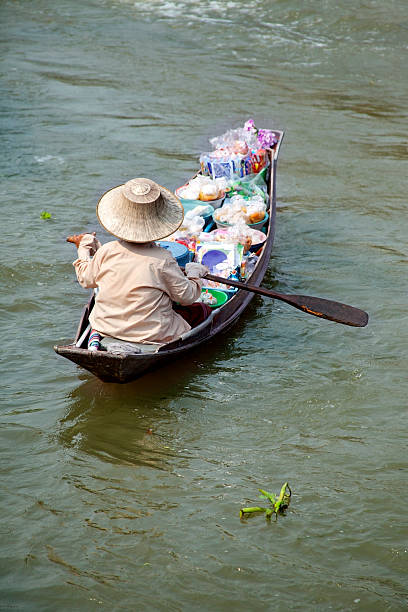 istock Floating market in Thailand 174956175
