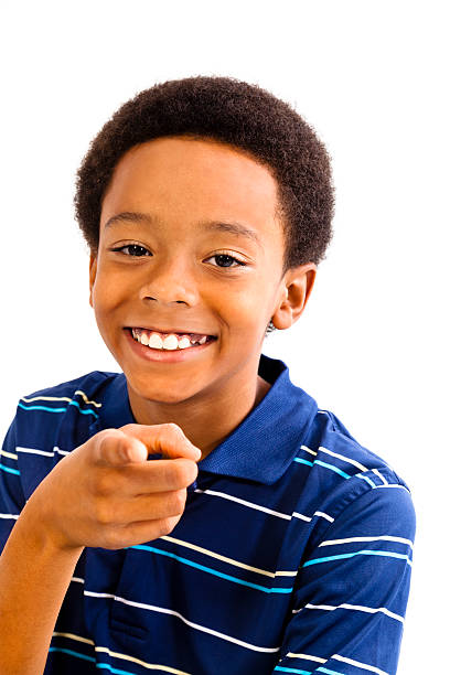 istock Elementary age 9-10 year old African Descent boy smiling 174956295