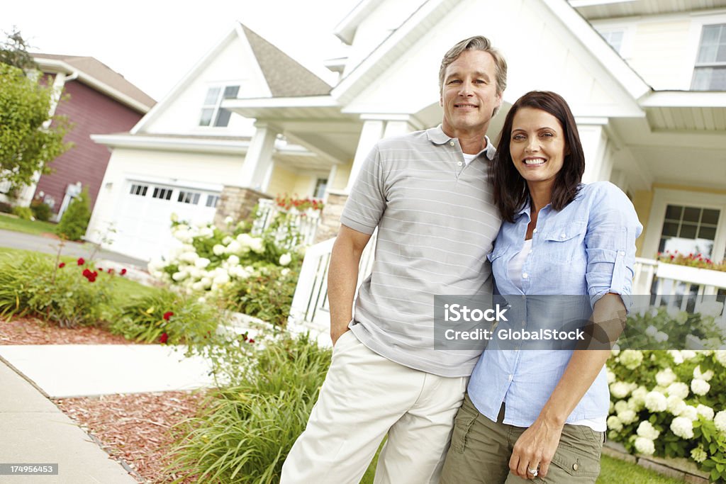 Orgulho da casa que construiu - Foto de stock de Na Frente De royalty-free