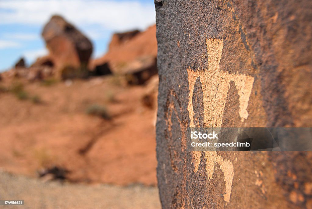 Pétroglyphes (Indien) - Photo de Antique libre de droits