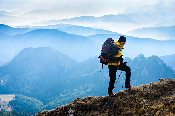 istock hiking up in the mountain 174956786