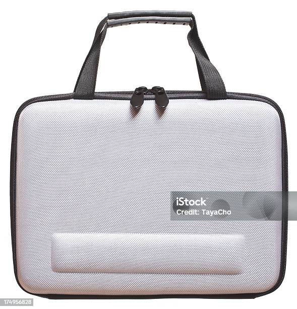 Computer Carry Case Stock Photo - Download Image Now - Laptop Bag, Cut Out, White Background