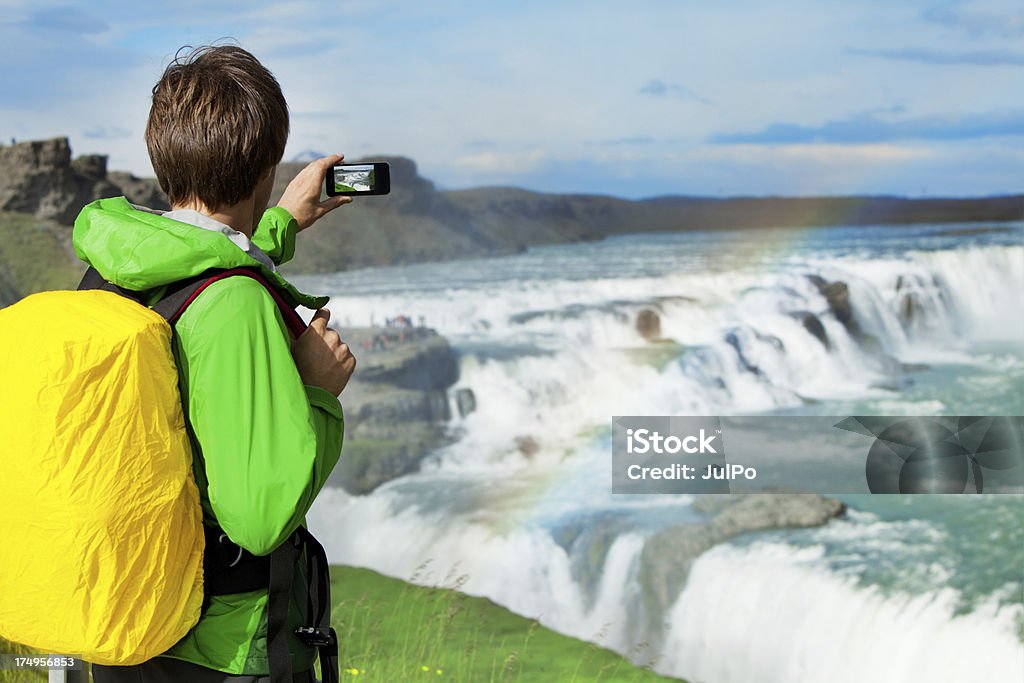 Islândia - Foto de stock de Cascata royalty-free