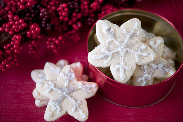 istock Christmas Sugar Cookies In Holiday Tin 174957171