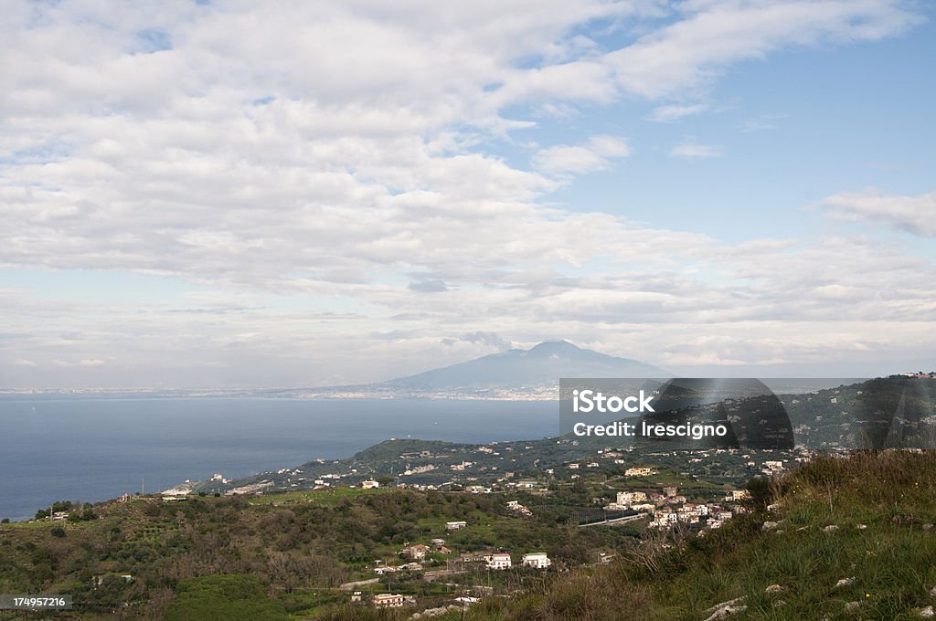 Massa Lubrense -Viewpoin San Costanzo-costa sorrentina - Foto stock royalty-free di Albero