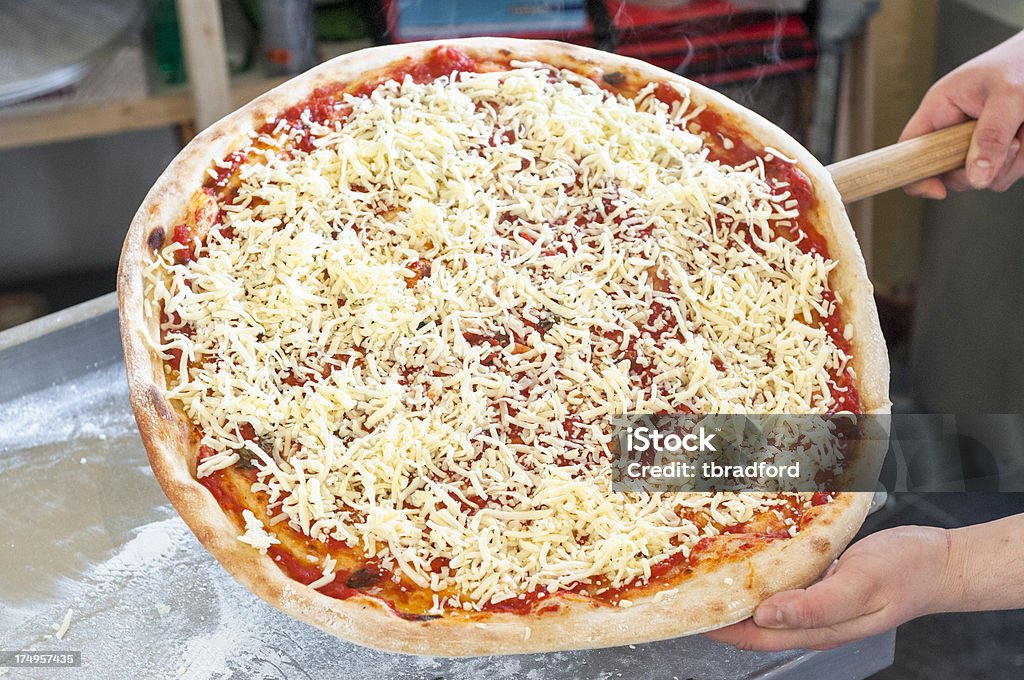 Große (Pizza Base - Lizenzfrei Backen Stock-Foto